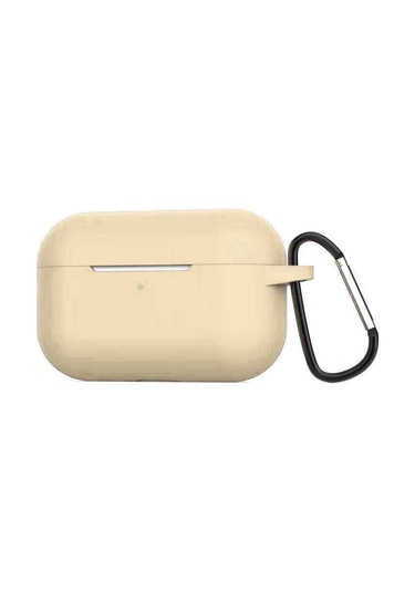 Noktaks - Airpods Pro Uyumlu Airpods Pro - Kılıf Airbag Silikon Kılıf - Gold