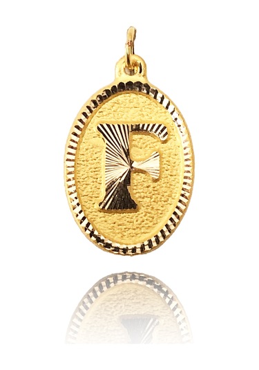 Enderun Kuyumculuk 14 Ayar Altın F Harf Kolye Ucu