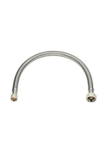 Çelik Flex Bağlantı, 1/2"-3/8", 30 Cm, Dişi Dişi Dişli 1