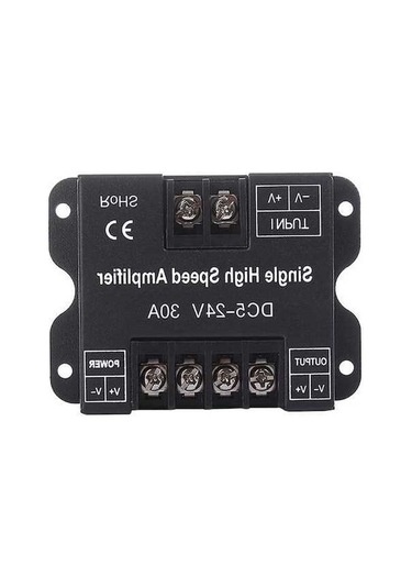Novahub Dc 5-24v 30a Led Şerit Sinyal Amplifikatörü, Alüminyum Kasa, Smd 3528-5630 İçin Optimize Edilmiş Versiyon