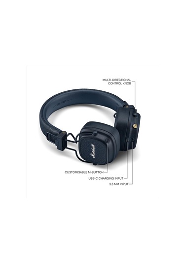 Major V Bluetooth, Oe, Midnight Blue