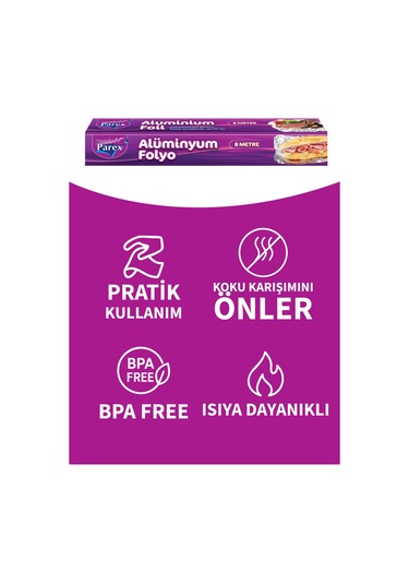 Alüminyum Folyo 8 Mt 24 Paket 1 Koli