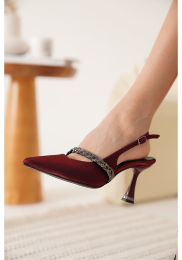 Drey Kırmızı Kadın Topuklu Ayakkabı Muhtelif