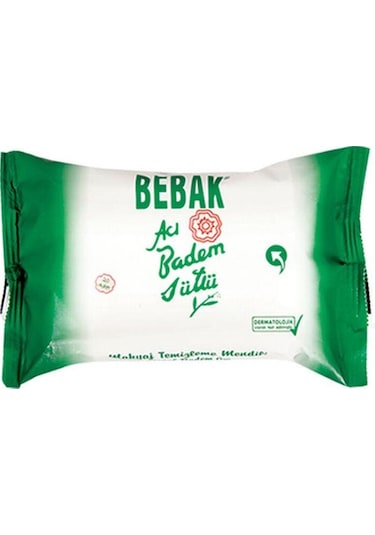 Bebak Acı Badem Sütlü Makyaj Temizleme Mendili 20'li