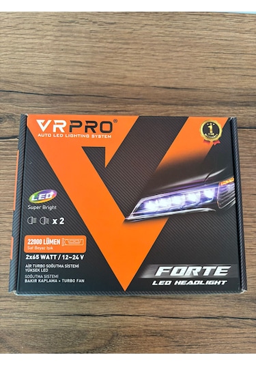 Vr Pro Forte 22000 Lümen H7 Yeni Nesil Led Xenon