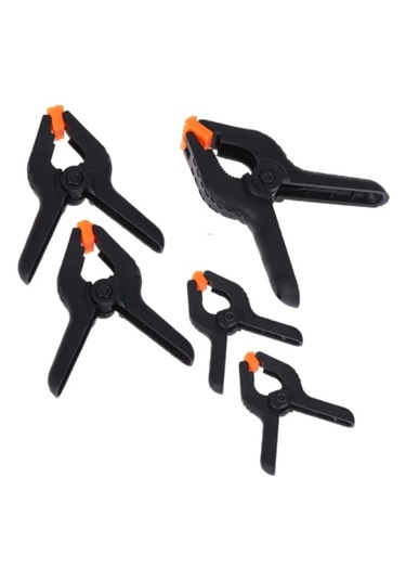 Kıskaç Klips Yaylı Işkence Plastik Kelepçe Güçlü Mafsallı Çene 5