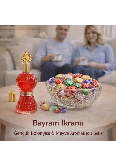 Songül Gençlik Kolonyası Ve 500 Gr Bayram Şekeri Paketi