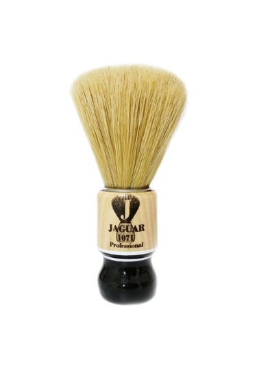 Jaguar 1071 Ahşap Sap Doğal Kıl Tıraş Fırçası, Tıraş Sabunu Seti