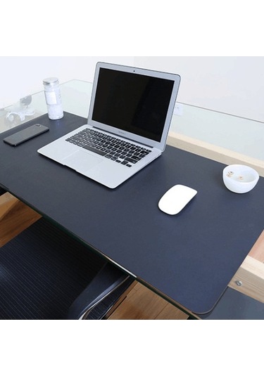 Wondernest X Taraflı Siyah Pu Pedi Pad Mouse Mat, Mat Masası Masa Klavye Kırmızı İşlevli İş Deri Çok Çift Boyut: Bilgisayar 60cm 120 Xa Siyah Kırmızı