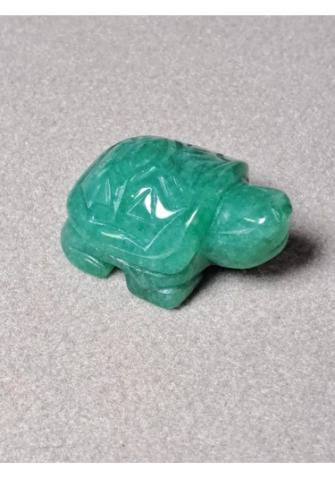 Beautiful Stones Doğal Aventurin Taşından Kaplumbağa Heykelciği 318200706