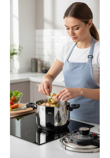 Taç Fastcook Düdüklü Tencere 6 Litre Çok Renkli