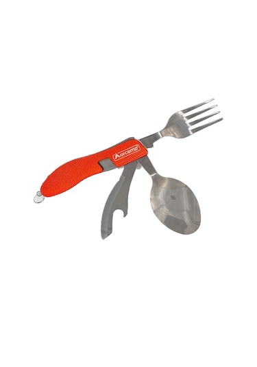 Kamp Çatal Kaşık Bıçak  Seti Gri