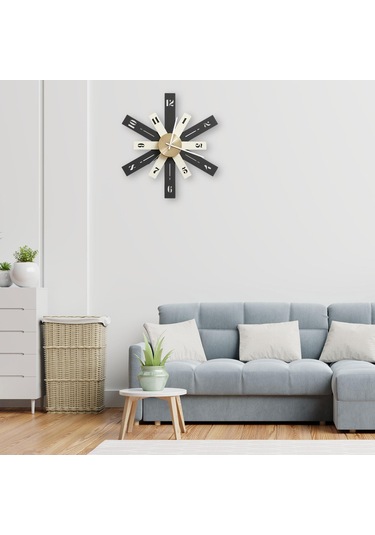 Suntek Modern Duvar Saati Sessiz Minimalist İç Koyu-yeşil Koyu Yeşil