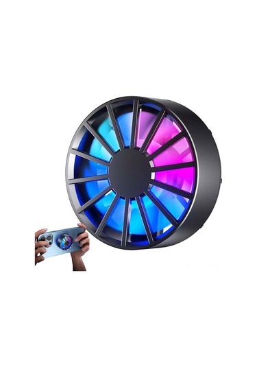 Konesam Al06 Akıllı Telefon Ve Tablet Soğutucu - Manyetik Sogutma, Hızlı Isı Alma, Düşük Gürültü - Siyah