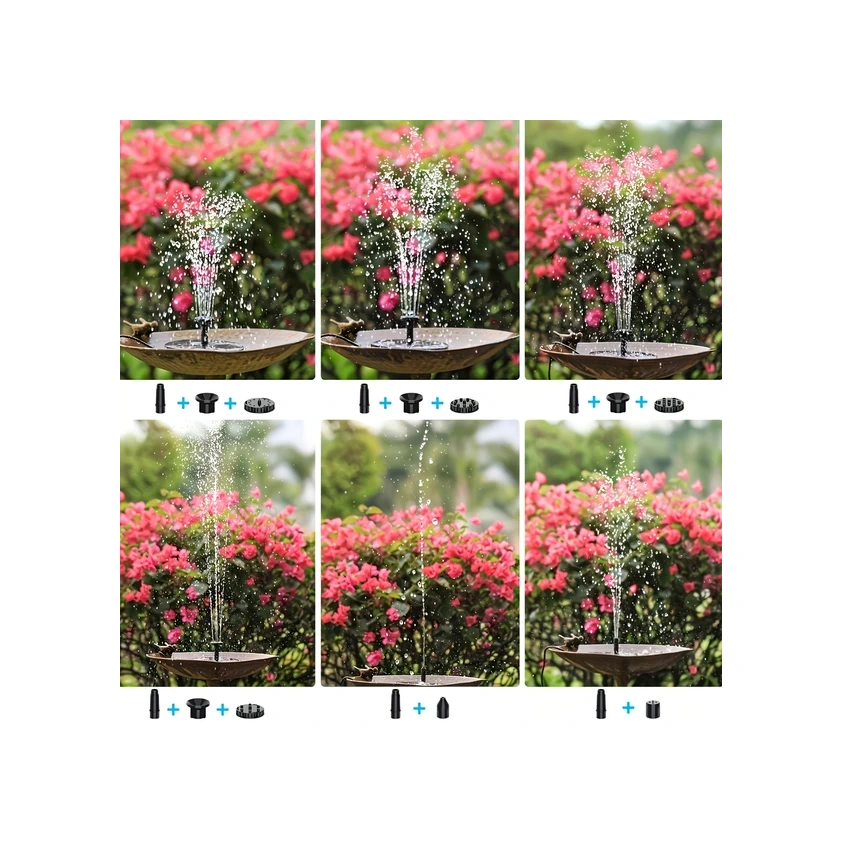 Willowhaven Güneş Enerjili 2 5w Şarjsız Su Çeşmesi Kuş Banyoları Bahçeler Havuzlar İçin Yüzer Tasarım