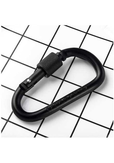 Pazly 10 Adet Çok Amaçlı Kilitli Karabina - Hiking, Kamp, Günlük Kullanım İçin Pratik