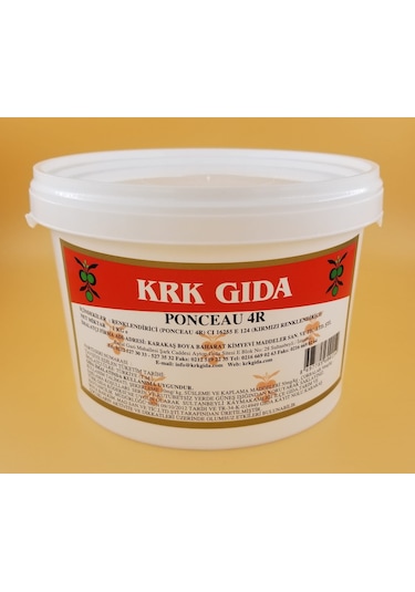 Krk Gıda Gıda Boyası Kırmızı 1 KG