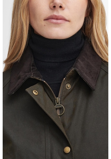 Barbour Acorn Yağlı Ceket Ol51 Olive Yeşil