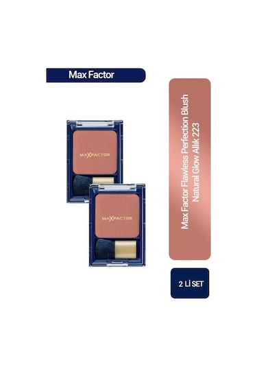Max Factor Flawless Perfection 223 Natural Glow Allık 2'li