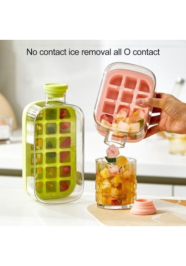 Pazly 45660 Hava Fritözü Buz Kalıbı, Mıknatıs Toka, Hızlı Çıkarma, Beyaz Beyaz