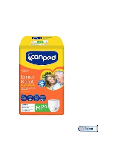 Canped Emici Külot Orta Boy Medium 30 Adet M