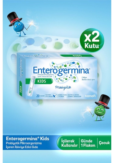 Enterogermina Kids 5 ML 20 Flakon 2'li