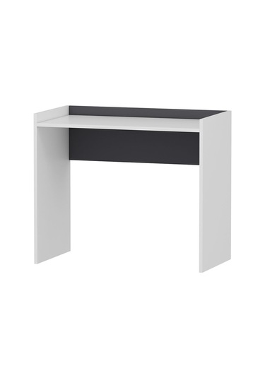 Basic Çalışma Masası - Beyaz / Siyah Beyaz / Siyah