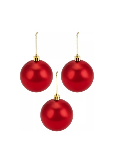 Mıland Yılbaşı Ağacı İçin Süs Noel Topları 6'lı Set 185699450 Ev İçin