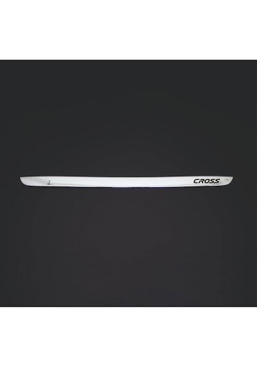 Fiat Egea Cross 2016+ Krom Yazılı Bagaj Alt Çıtası Paslanmaz Çelik