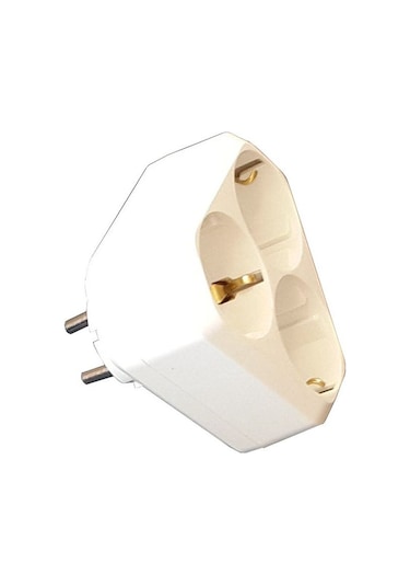 Makel Üçlü Topraklı Priz Golyat Üçgen Tip