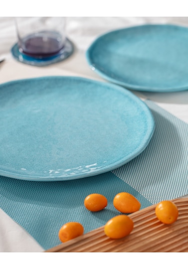 Madame Coco Mady 6 Kişilik 18 Parça Yemek Takımı - Turkuaz Yeşil