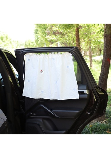 Sones Araba Nakış Perde Güneşlik Karikatür Pamuk Vantuz Perde Araba Güneş Koruyucu Yalıtım Kaplama Perdesi Kız