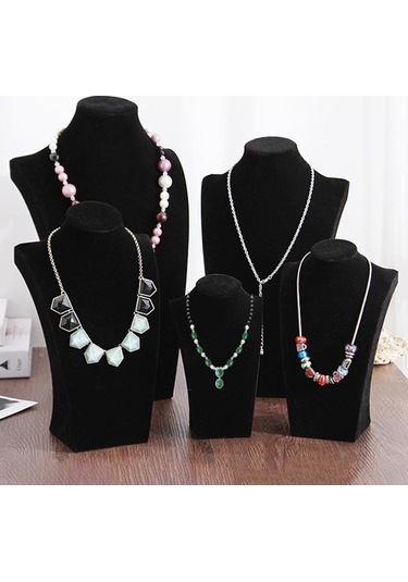 Trendooze Zincir Takı Manken Kolye Homyl Büstü Jw