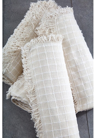 %100  Pamuklu Buldan Işi Çekyat-Koltuk Örtüsü 180 X 220