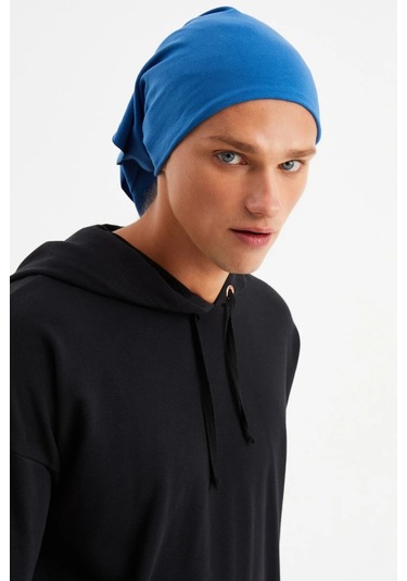 Erkek 4 Fonksiyonlu Koruyucu Pamuklu, Esnek, Terletmez, Bandana, Boyunluk, Maske - Tek Ebat / Parlament Parlament