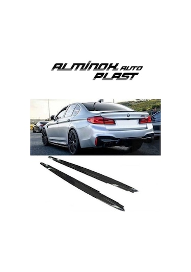 Bmw G30 Uyumlu Marşpiyel Lipi Alt Bıçak Siyah