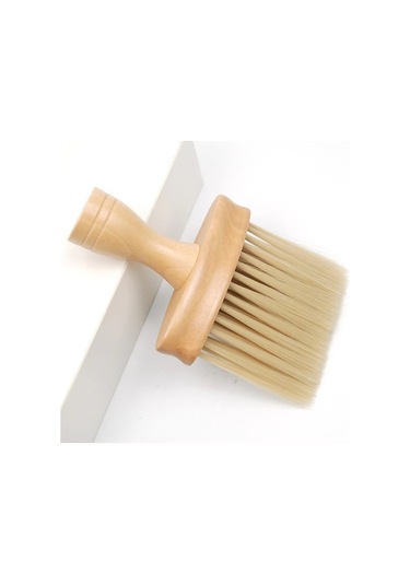 Adet Orijinal Ahşap Yumuşak Boyun Yüz Silgi Berber Saç Temiz Saç Fırçası Sakal Fırçası Salon Kesme Kuaförlük Şekillendirici Araçları