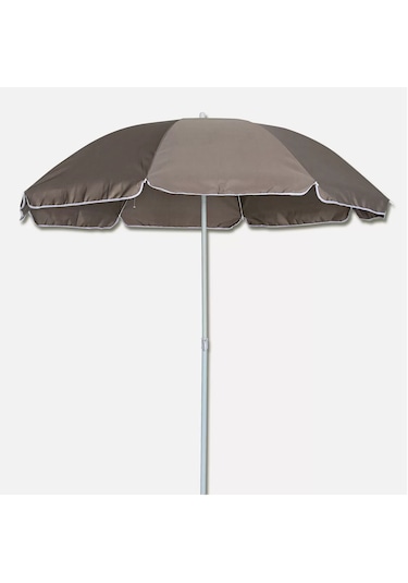 Eğilebilen Plaj Şemsiyesi, Balkon Şemsiyesi, 200 cm Gri