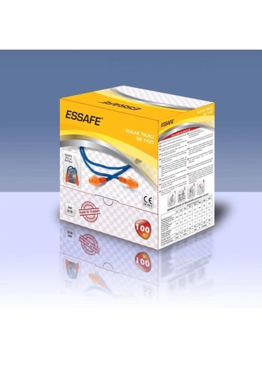 Essafe İpli Kulak Tıkacı 100 Adet