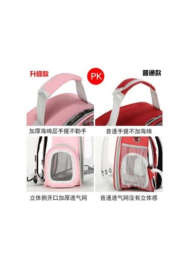 Geeksen Kedi Çantası Şeffaf Uzay Kapsülü Nefes Alabilir Taşınabilir Evcil Hayvan Sırt Çantası Yeşil