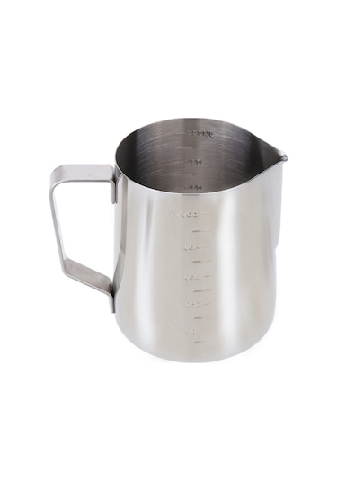 Teltree 350ml Paslanmaz Çelik Çift Kullanimlı Süt Köpükleyici, Kahve Çiçeklendirme, Ölçü Ölçekli, Ördek Ağızlı Tasarım Diğer