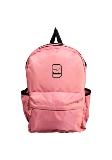 3 Gözlü Su Geçirmez Full Astarlı Ortaokul Ve Lise Çantası Çift Taban Düz Pembe