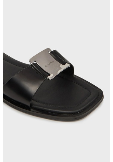 Calvin Klein Bayan Terlik Hw0hw02482 Beh Siyah Siyah Calvin Klein Bayan Terlik Hw0hw02482 Beh Siyah Siyah