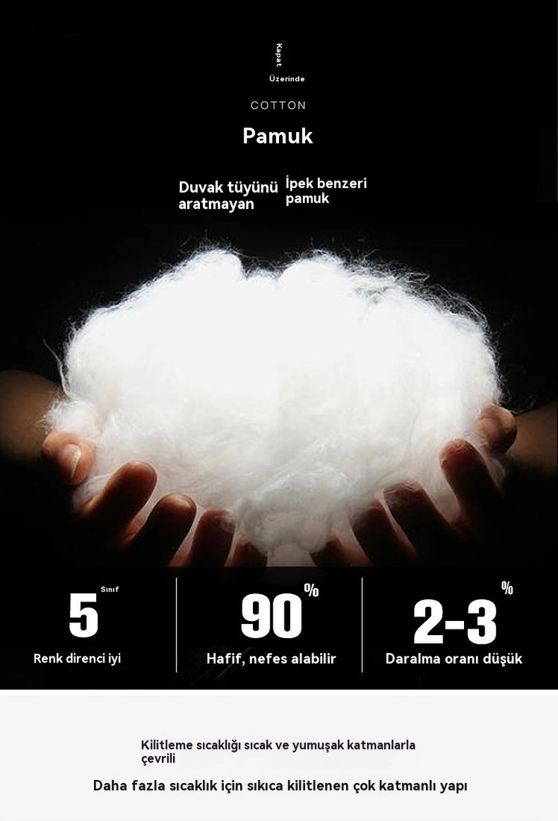 Edwardest Erkek Dik Yaka Sonbahar Ve Kış Pamuklu Günlük Bol Düz Renk Pamuklu Mont Kahverengi