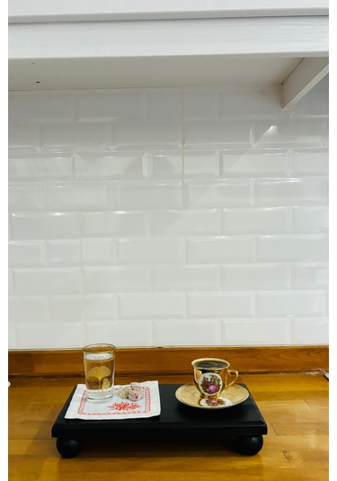 Siyah 3lü 29 Cm Lucca Pastalık, 29 Cm Risus, 17x30 Risus Ahşap