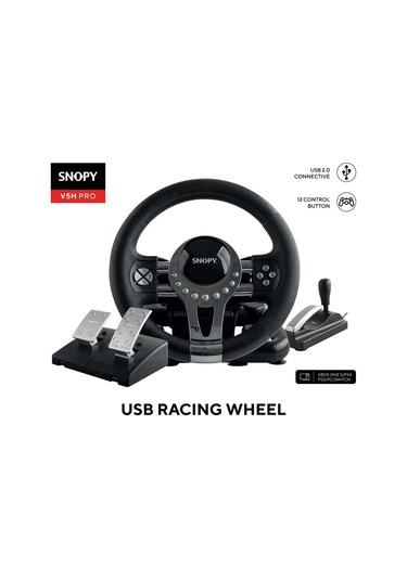 Snopy V5h Pro Xbox One S/ps4/ps3/pc/swıtch Metalik Pro Oyuncu Direksiyonu