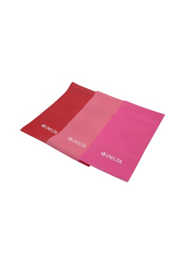 Delta 1200x150 3'lü Pilates Bandı Çok Renkli