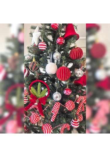 Üks Yılbaşı Parlak Disko Topu 6cm Gümüş 6lı Ast7021 6 Cm