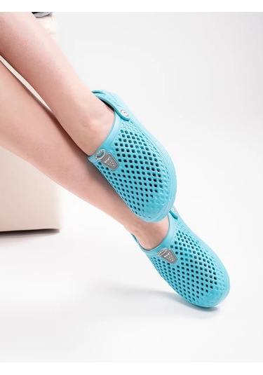 Optımoll Kapalı Terlik Sabolar Kauçuk Plaj Terlikleri 397349142 Açık Mavi