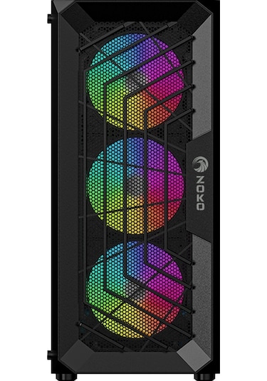 Zoko Chiko 4x12 CM ARGB Fan Mesh Panel Temper Camlı Gaming Kasa
